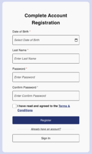 patient portal complete registration patient portal complete registration